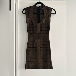 French Connection Brown Mini Dress
